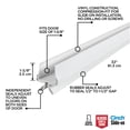 thumbnail image 2 of Seal de goma vinílica M-D Building Products, 81 cm, color blanco, 2 of 8