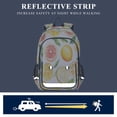 thumbnail image 5 of FORMRS Unisex School Backpack 17" Student Travel Bag with Laptop Compartment, Candy Lemon, 5 of 7