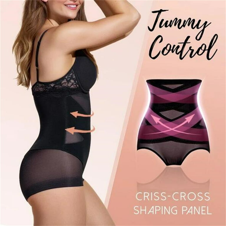 Women Butt Lifter Shapewear Beauty Slim Cross Compression ABS Shaping Pants  High Waist Tummy Control Panty Body Shaper 