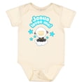thumbnail image 3 of Inktastic Jesus Loves Me Cute Lamb and Stars Boys or Girls Baby Bodysuit, 3 of 5