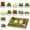 12pcs cactus candles, variant on 6 count Cactus Tealight Candle Delicate Succulent Cactus Candles Lights for Birthday Party Wedding Decor Gifts (6pcs Cactus Candles)