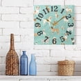 thumbnail image 6 of Dogs Wall Clock Square Silent Non Ticking Battery Operated Clock for Home Bathroom Kitchen Bedroom Living Room, 6 of 8