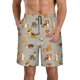 thumbnail image 1 of Balery Cute Dog Traje de Baño Estilo Hawaiano para Hombre, Shorts de Secado Rápido con Bolsillos-XX-Large, 1 of 6