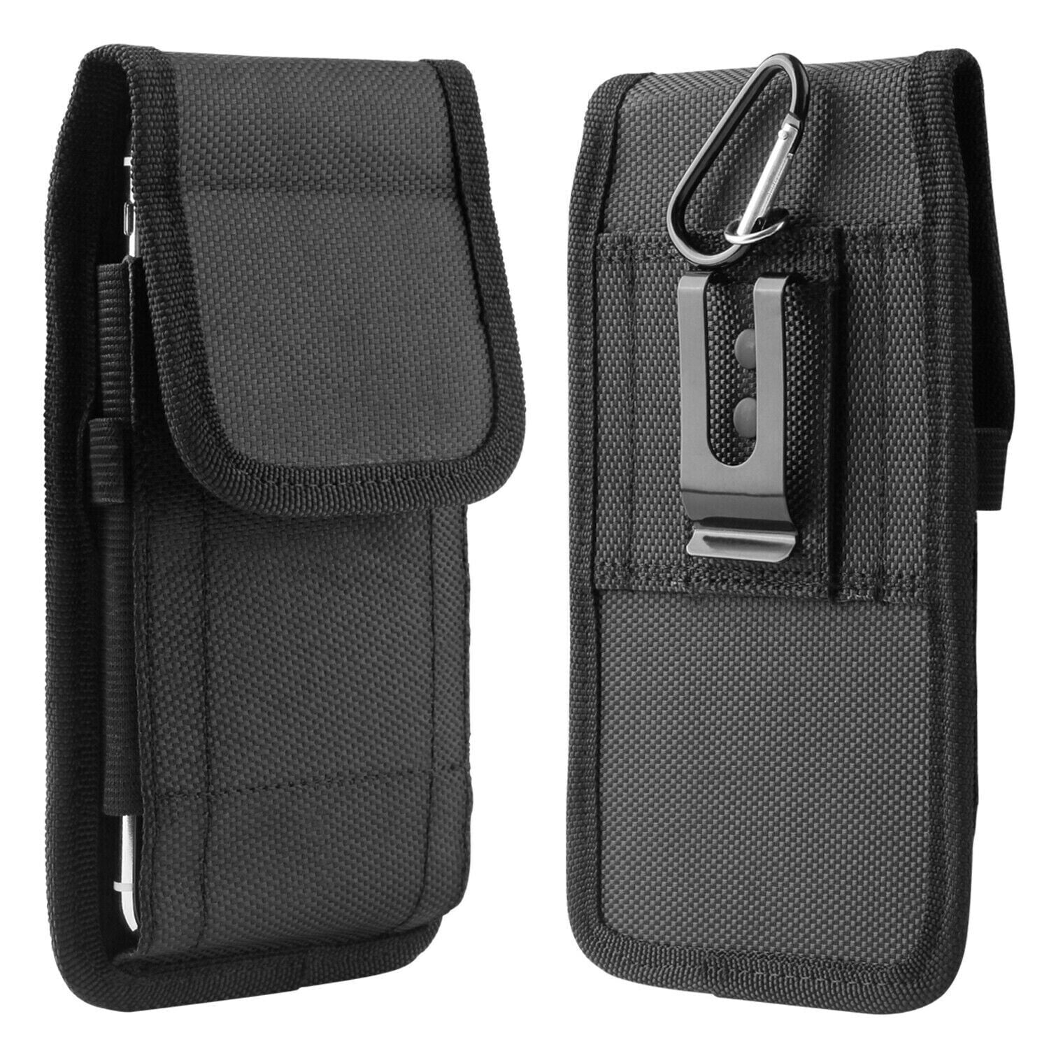 Vertical Cell Phone Holster Pouch Wallet Case With Belt Clip For iPhone ...