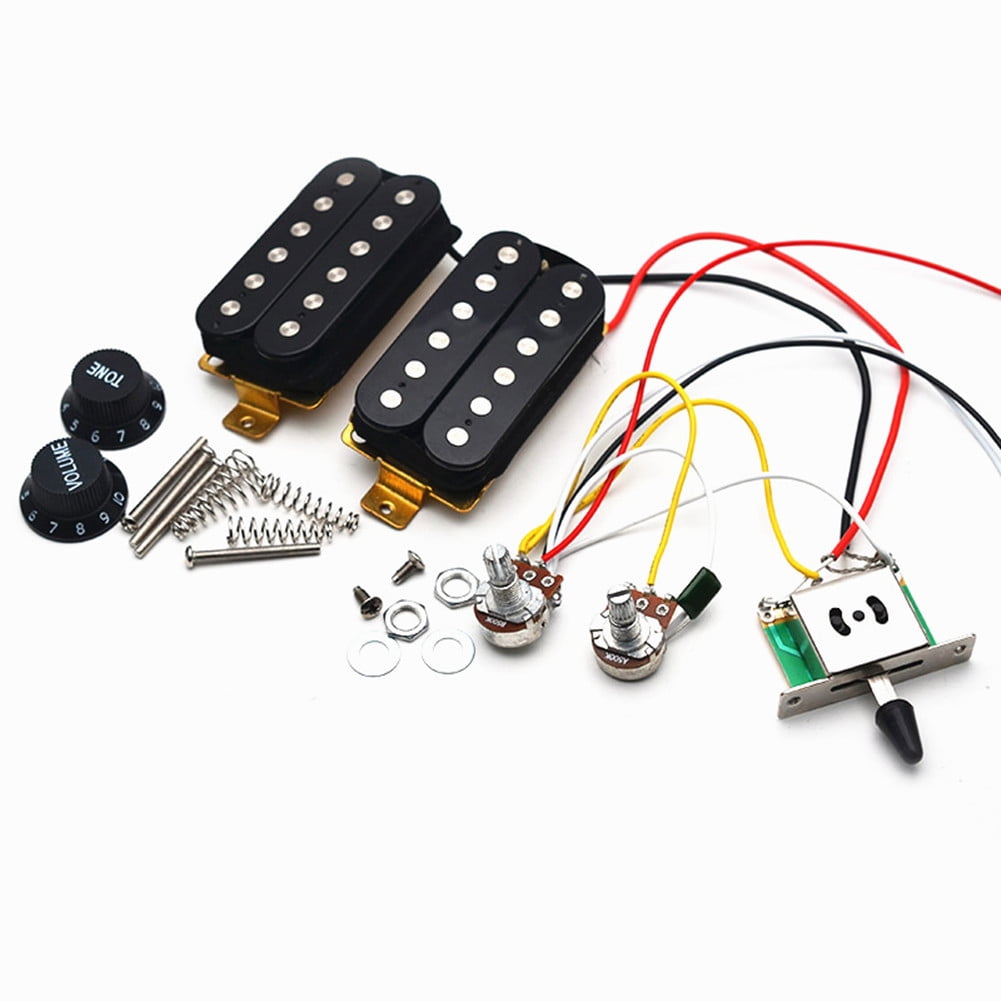 Electric Guitar Dual Pickups Complete Line Harness 3 Way Toggle Switch Pickup for ST Electric Guitar