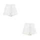 thumbnail image 4 of Sonducket corta de poliéster para mujer, Color sólido, suave, transpirable, plisada, fácil de combinar, portátil, ropa de para METRO 2piezas, 4 of 6