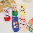 thumbnail image 5 of WANNGWEE 5 Pairs Hello Kitty Kids Athletic Crew Socks - Soft, Warm & Comfortable Cartoon Socks for Boys & Girls - Non-Slip Everyday Socks for School, Sports & Play WW728#1337, 5 of 5