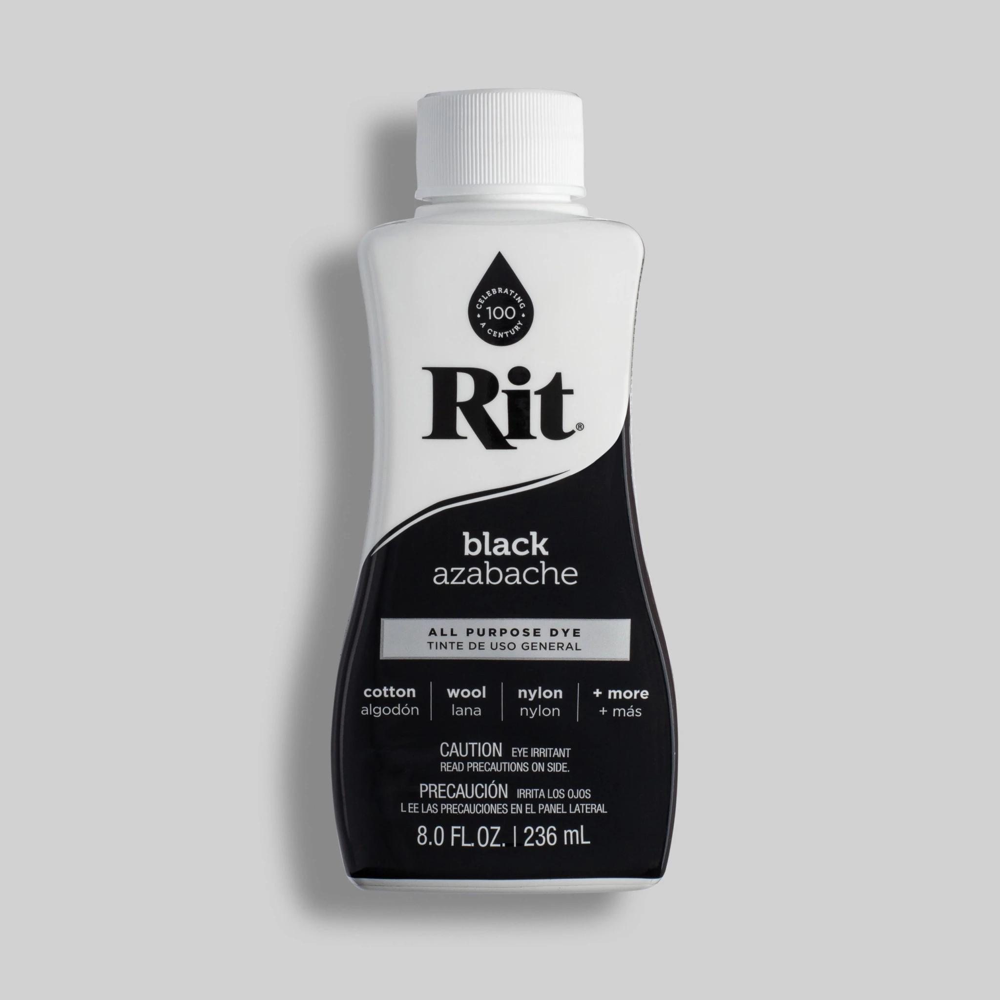 Rit All Purpose Liquid Dye Black, Dye, Repair Fabric Restore 8 Fl. Oz - 2  PACK