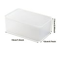 thumbnail image 3 of Plastic Wipes Dispenser Case, Wet Tissue Storage Box, Portable Napkin Holder with Lid for Bathroom and Living Room, Durable Plastic Organizer, Compact and Lightweight Design, 3 of 5