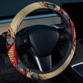 thumbnail image 2 of Fish 14.5 Inch Printing PVC Leather Steering Wheel Cover Auto Accessories, 2 of 6