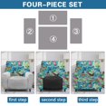 thumbnail image 6 of Kuiaobaty Butterfly Pattern Reclining Slipcover 1 Seater Recliner Chair Cover Large with Pocket Breathable Reclining Sofa Slipcover Durable Recliner Couch Cover with Pocket for Living Room, 6 of 8
