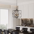 thumbnail image 6 of AC11204 Artcraft Lighting Roxton - 4 Light Chandelier-Matte Black/Harvest Brass Finish, 6 of 10