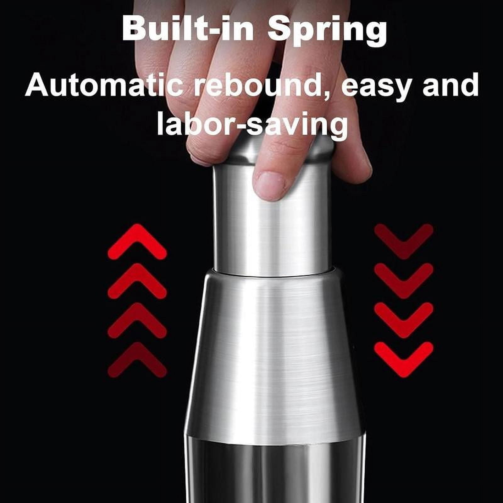 Manual Press Chopper Stainless Steel Garlic Press Mini Vegetable Cutter Dishwasher Safe Multifunctional Kitchen (1 pcs) Fruit Utensils