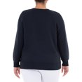 thumbnail image 5 of Terra & Sky Women's Plus Size Fleece Sweatshirt, 5 of 7