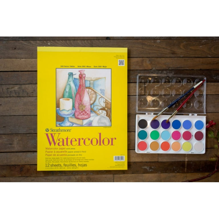 Strathmore Watercolor Paper Pad 9x12 15 Sheets