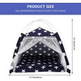 thumbnail image 2 of Removable Soft Pad Pet Tent Bed for Cats Small Dogs Indoor Washable Cat Tent with Non-Slip Bottom Cozy Pet Sleeping Hut, 2 of 7