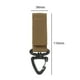 thumbnail image 2 of Mosquetones con anilla en D Clip de Clip rotación de 360 ​​grados hebilla colgante para mochila color caqui, 2 of 5