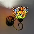 thumbnail image 4 of Lámpara de pared vintage aplique decorativo para cafeterías, dormitorios, pasillos, balcones con luz LED cálida, material de hierro y vidrio, 12W, 26x25x15 cm, 4 of 9
