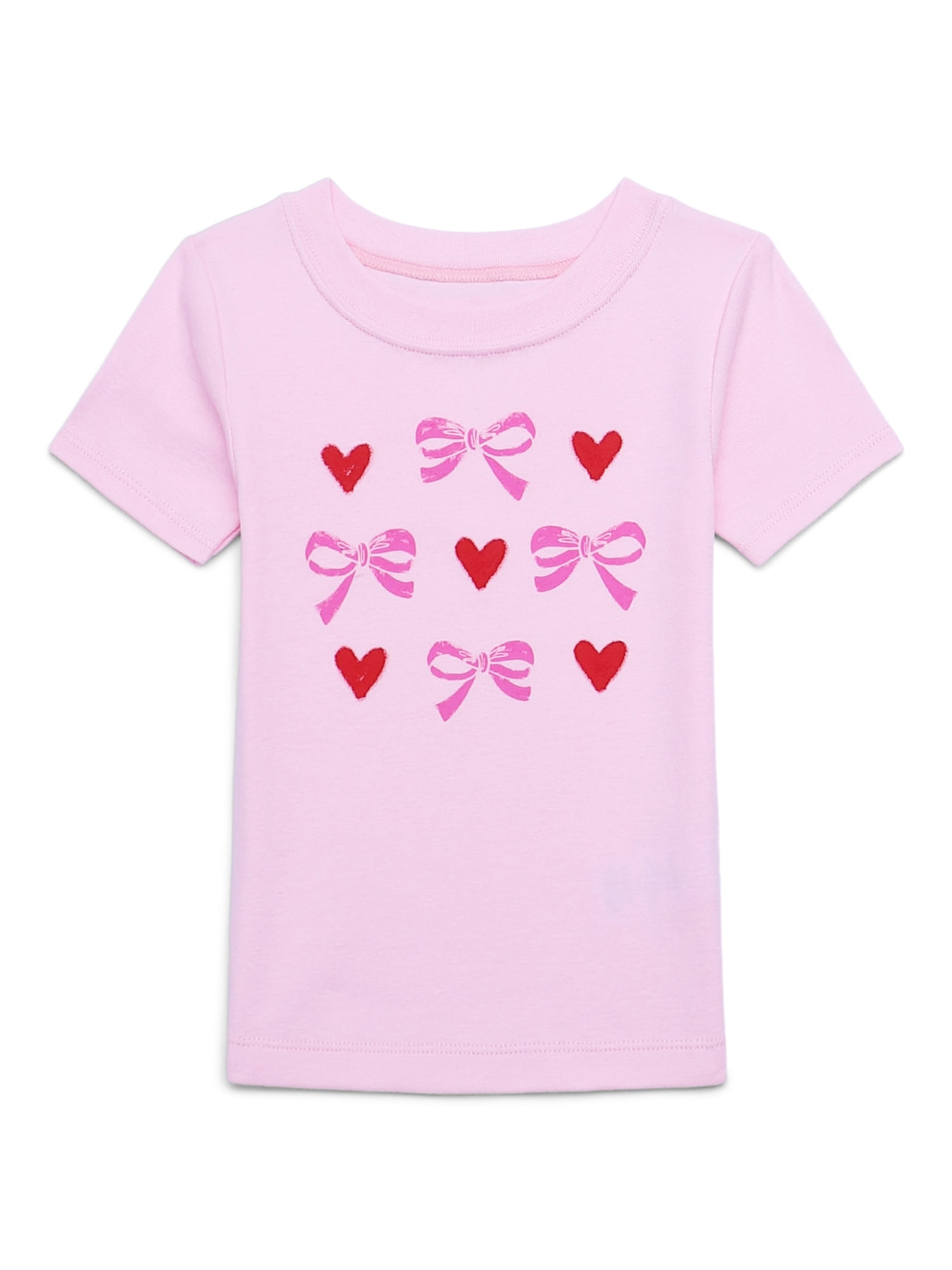 Wonder Nation Toddler Short and Long Sleeve Cotton Pajama Set, 3-Piece, Sizes 12M-5T