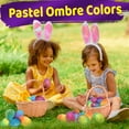 thumbnail image 3 of Stargo 3.2” Large Colorful Ombre Easter Eggs Empty 32 Pack- with hinges, Bright Pastel Colored, Plastic Easter Eggs Fillable, Eggs for Easter Egg Hunts, Ombre Pastel Colors Party Favor, Surprise Eggs, 3 of 6