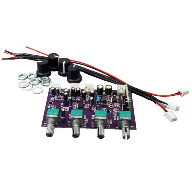 Altavoz Exterior HIFI NE5532 con Preamplificador y Placa de Tonos con 3 Bandas Balanceadas (Graves, Medios y Agudos), Fuente de Alimentación Única de 9-29 V CC.