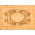 thumbnail image 1 of Ahgly Company Indoor Rectangle Medallion Orange Traditional Area Rugs, 3' x 5', 1 of 1