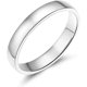 thumbnail image 1 of Anillo de Bodas de Plata con cúpula Lisa y Pulido Alto Chapado en Oro Blanco de 2 mm, 4 mm y 6 mm Mujeres y Hombres, Ajuste cómodo, tamaño 10, 1 of 12