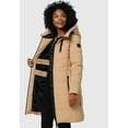 thumbnail image 6 of Marikoo Women's Warm Winter Coat with Hood - Quilted Thigh-Length Jacket - Natsukoo XVI, 6 of 7