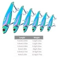 thumbnail image 5 of NIBOLOG Fishing Lure Baits Sharp Double Hooks Simulation 3D Fisheye Professional Angle Fishing Colorful Saltwater Bass Fishing VIB Bait Metal Hard Bait Fishing Tackle, 5 of 7