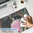 thumbnail image 4 of Stylish Garden Flowers Mouse Mat - Splash Resistant, Soft Texture, Cute Design, Non-Slip Rubber Base, Seamless Slide, Portable & Personalized, Great for All PCs, 31.5x11.8 Inch, 4 of 7