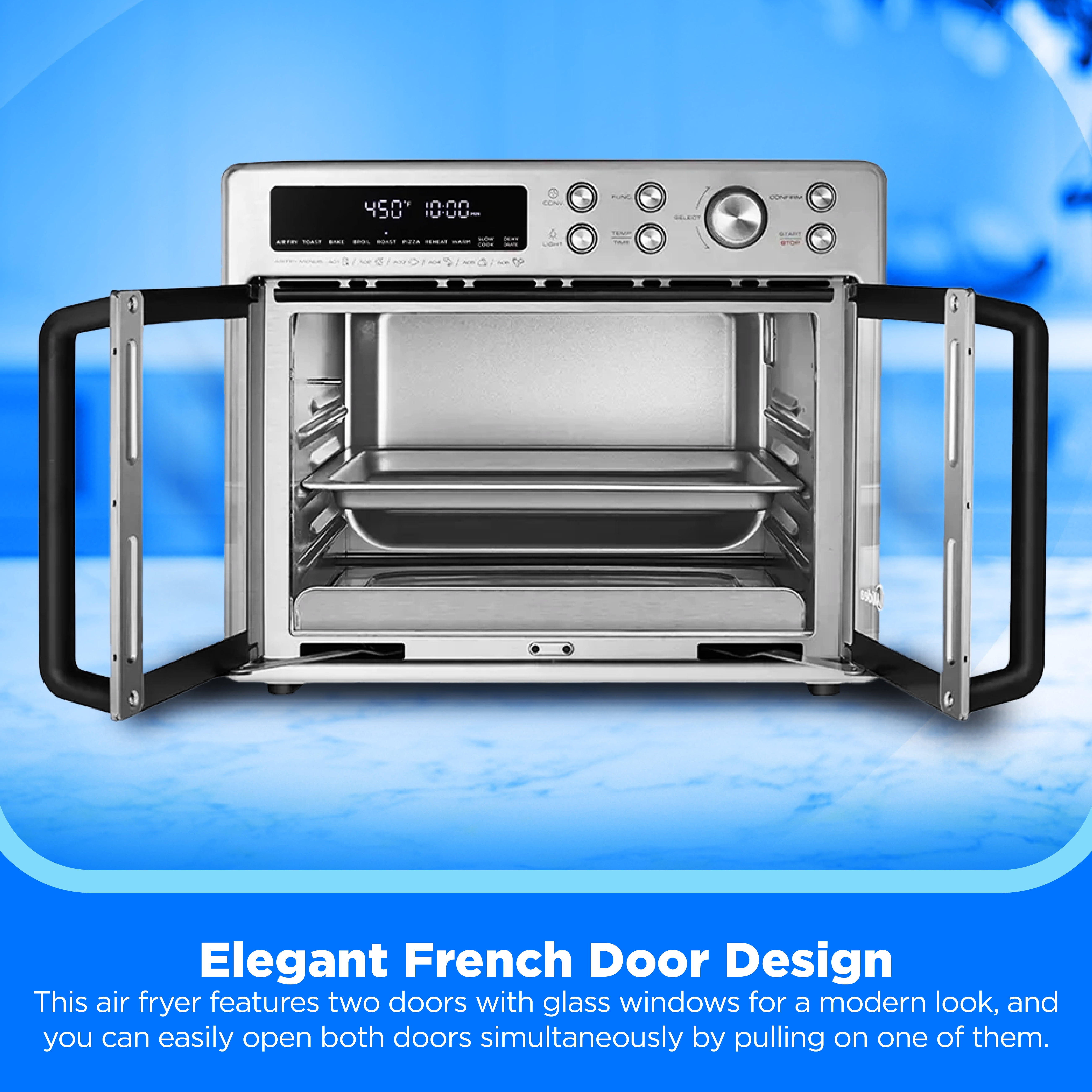 Midea Flexify QT French Door Toaster Oven Air Fryer Combo