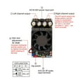 thumbnail image 3 of Power Amplifier Module, 18-50VDC High Power Short Circuit  Power Amplifier Board  for Studio, 3 of 7