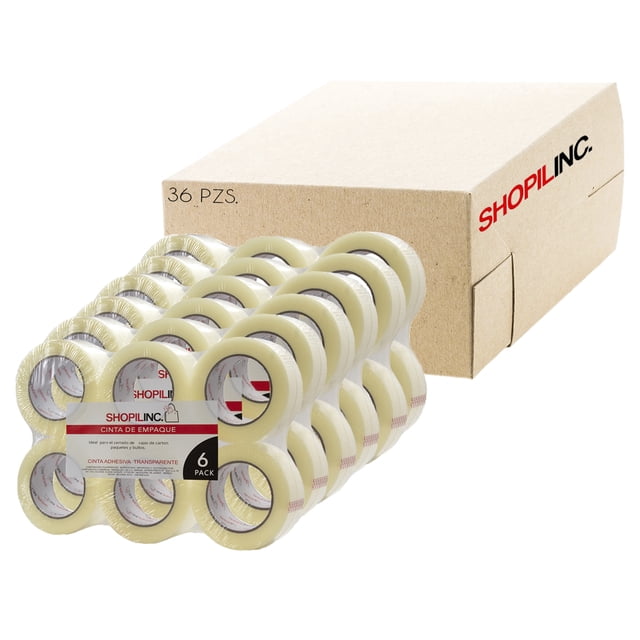 Cinta Adhesiva Transparente De Empaque, 48mm X 150m, Pack 36