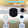 thumbnail image 2 of 12 Pack Diaper Pail Odor Absorber Carbon Filter Refills for Ubbi Diaper Pail, Odor Eliminator Activated Charcoal Filter Refills for Ubbi Steel Diaper Pail, 2 of 4
