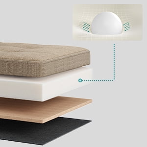 SONGMICS 30" Storage Ottoman Bench Ottoman with Storage Footstool Hold up to 660 lb for Bedroom Living Room Light Taupe