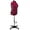 Burgundy, variant on GEX 13 Dials Female Fabric Adjustable Mannequin Dress Form for Sewing, Mannequin Body Torso with Stand, Up to 70" Shoulder Height Burgundy (Large)