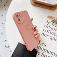 thumbnail image 4 of for iPhone 11 Case 6.1" 2019, Side&Back Cute Plated Love Heart with Anti-Fall Lens Cameras Cover Protection Soft TPU Shockproof Anti-Fingerprint Phone Cases for Women Girls Men - Pink, 4 of 12