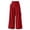 Red, variant on Women's High Waisted Tie Waist Wide Leg Pants, Asymmetrical Patchwork Polyester Trousers for Women, Y2K Solid Color Wrap Front Wide Leg Casual Pants for Summer, Vacation and Daily Wear Black