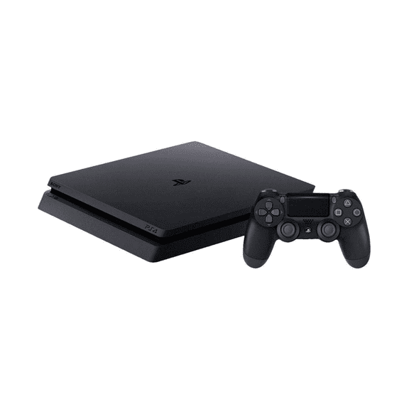Sony - PlayStation 4 Slim 500GB PS4 Juegos Consola - Negro (Reacondicionado)