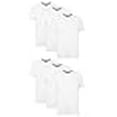 thumbnail image 3 of Hanes T-Shirt de Dessous à Col Ras du Cou Sans Étiquette pour Homme, TG, Blanc, 3 of 4
