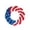A-#109, variant on 250th Anniversary Patriotic Wreath, Memorial Wreaths 3D Eagle Wreaths for Front Door, Red White and Blue Wreath All-Weather Farmhouse Outdoor Holiday Decoration