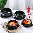 thumbnail image 2 of OUNONA 1Set Gas Saving Ceramic Casserole Dish for Cooking 1100ml Round, 2 of 8