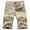 Beige, variant on IROINNID Cargo Shorts for Men Plus Size Cargo Shorts Multi-Pockets Relaxed Summer Beach Shorts Pants,Black