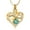 G/Green, variant on Personalize I Love You Forever and Ever Print Love Infinity Stone Heart Urn Pendant Cremation Jewelry For Ashes Keepsake Memory Necklace For Ashes Of Loved One Beautiful Elegant Memorial Jewelry