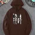 thumbnail image 1 of Sudadera Con Capucha Con Estampado De Personaje De Terror En El Cuchillo, Sudaderas Con Capucha Geniales Para Hombres, Sudadera Con Capucha De Diseño Gráfico Informal Para Hombres Con Bolsillo De Cang, 1 of 4