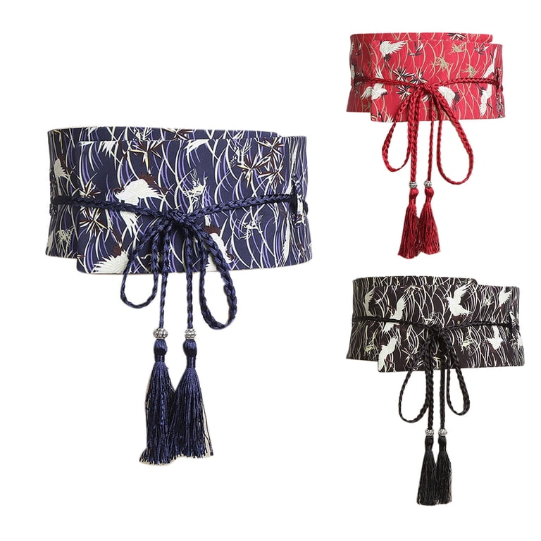 ✪ Exquisite Women Kimono Obi Belts Japanese Style Hand  display picture 3