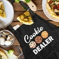 thumbnail image 4 of Funny Cookie Baking Aprons for Women, Cookie Dealer, Adjustable Cooking Black Kitchen Aprons with Pockets, Bake Lover Gifts, Housewarming New Home Gifts for Hostess Mom Wife Sister Friend, 4 of 6