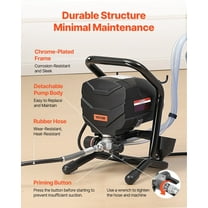 Stand Airless Paint Sprayer Electric Paint Sprayer Machine 650W 3000PSI Efficient Paint Applicator for Smooth Finishes