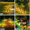 thumbnail image 6 of 10 Pack Solar Pathway Lights Outdoor - Bright Solar Powered Garden Lights with 3000K Warm LED, Auto On/Off Waterproof Path Lights Decorative, Landscape Lighting for Yard Patio Walkway Driveway, 6 of 7