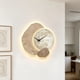 thumbnail image 5 of Reloj de pared moderno con movimiento de cuarzo silencioso, marco de madera, fácil montaje, adecuado para decoración de sala de estar, dormitorio, comedor y oficina., 5 of 6